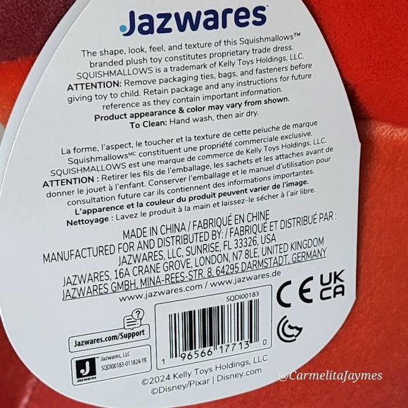 RED PANDA MEI 🐼❤️ Turning Red Disney Pixar Hugmee Squishmallow By Kellytoy NWT - Picture 4 of 8